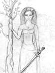 Диана - Эльфийка с мечом